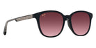 Maui Jim KU'IKAHI ASIAN FIT MM647-011 55 - Shiny Black with Transparent Light Gray #id:mjimm647011_s:112105