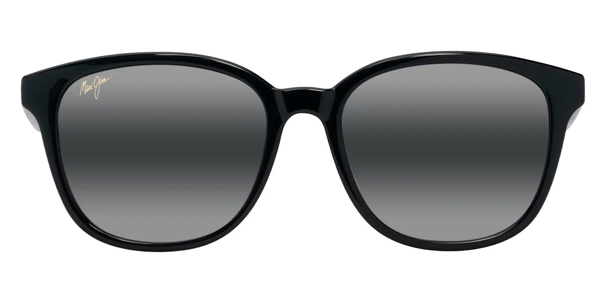 Maui Jim KU'IKAHI ASIAN FIT MM647-013 55 - Shiny Black with Transparent Light Gray #id:mjimm647013_s:106100
