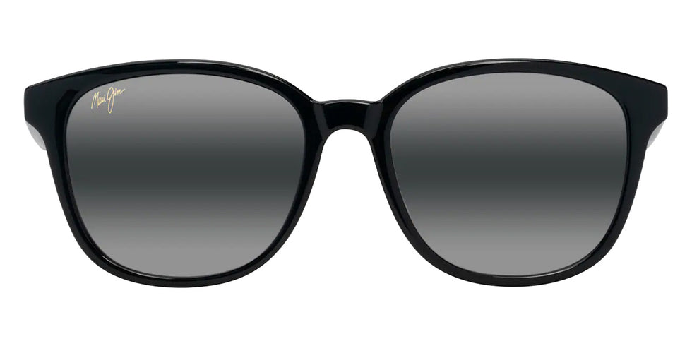 Maui Jim KU'IKAHI ASIAN FIT MM647-013 55 - Shiny Black with Transparent Light Gray #id:mjimm647013_s:106100