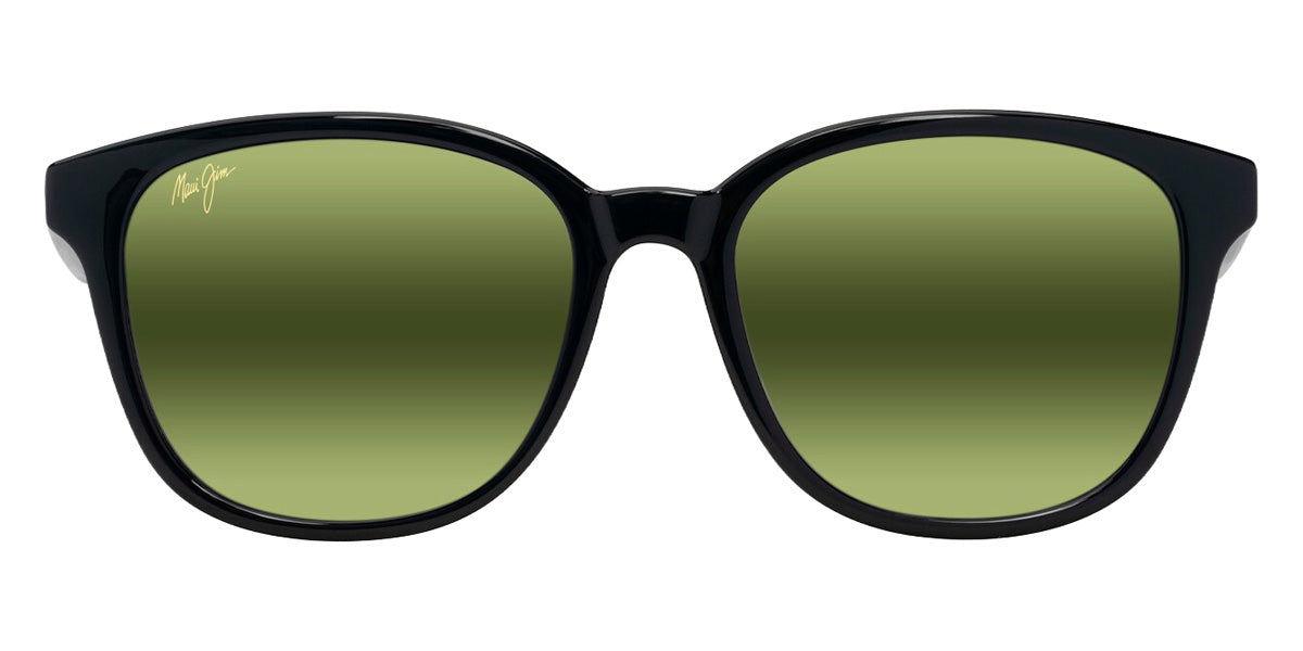 Maui Jim KU'IKAHI ASIAN FIT MM647-025 55 - Shiny Black with Transparent Light Gray #id:mjimm647025_s:110100