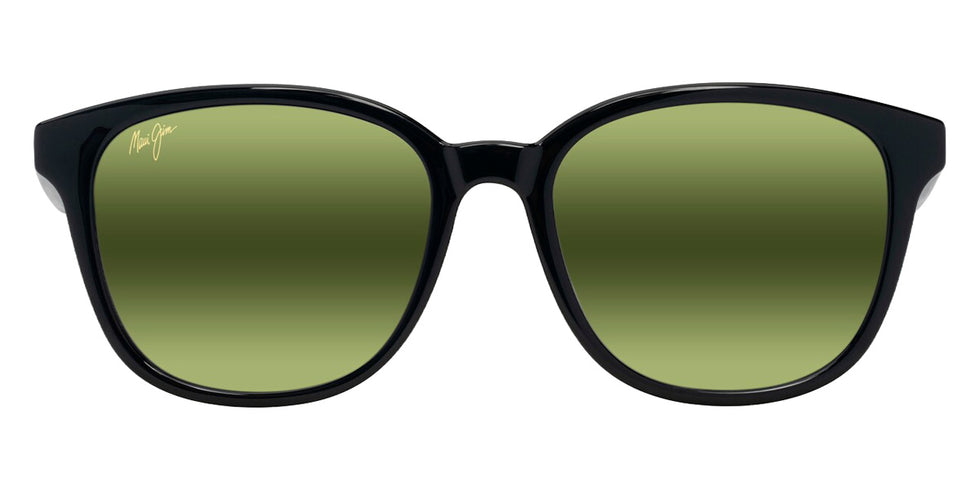 Maui Jim KU'IKAHI ASIAN FIT MM647-025 55 - Shiny Black with Transparent Light Gray #id:mjimm647025_s:110100