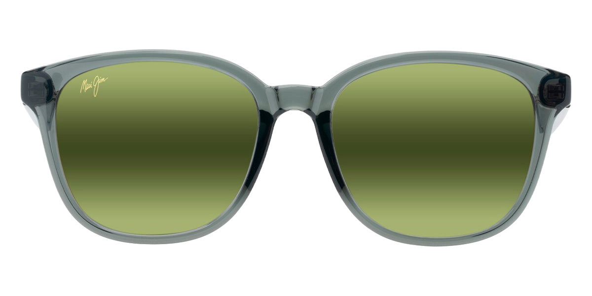 Maui Jim KU'IKAHI ASIAN FIT MM647-028 55 - Shiny Transparent Dark Gray #id:mjimm647028_s:150100