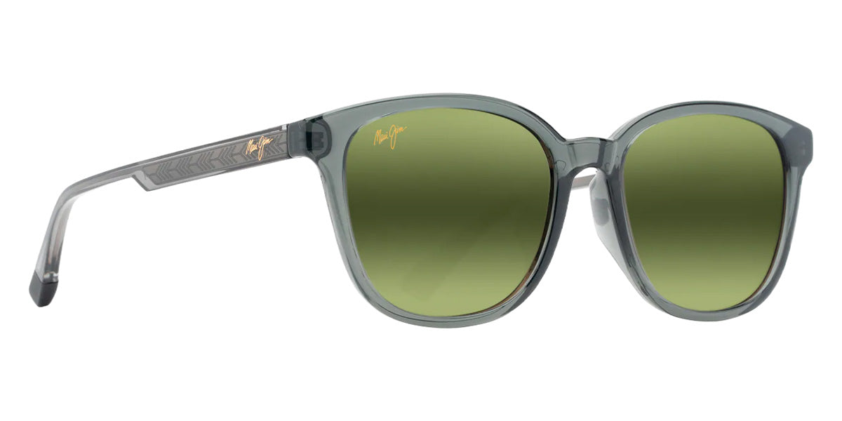 Maui Jim KU'IKAHI ASIAN FIT MM647-028 55 - Shiny Transparent Dark Gray #id:mjimm647028_s:150105