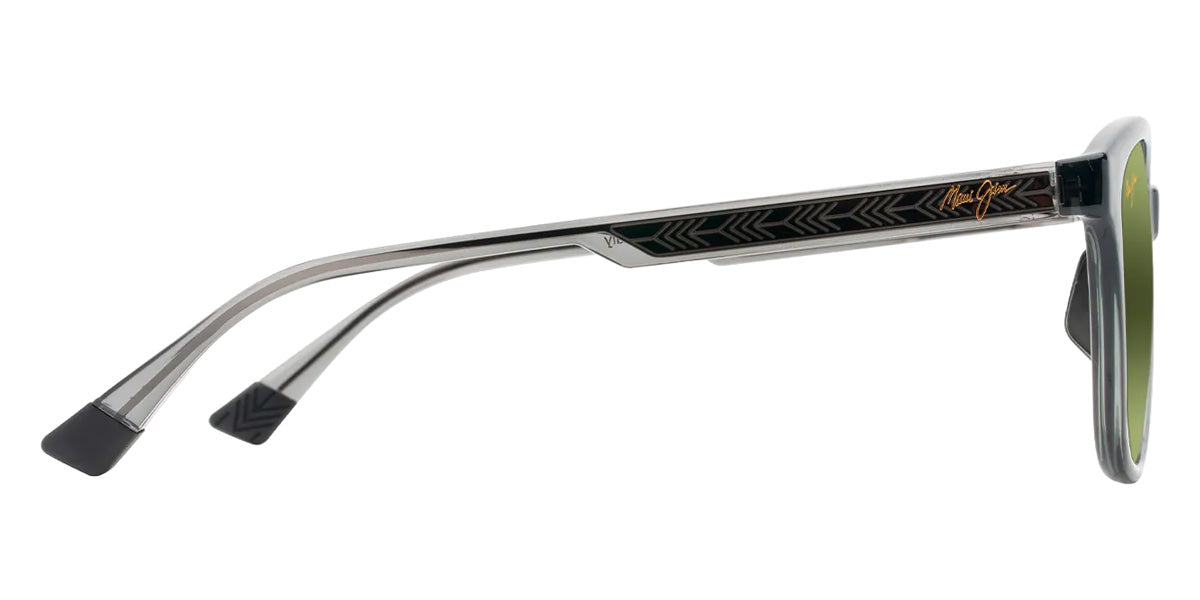 Maui Jim KU'IKAHI ASIAN FIT MM647-028 55 - Shiny Transparent Dark Gray #id:mjimm647028_s:150110