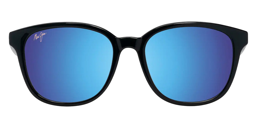 Maui Jim KU'IKAHI ASIAN FIT MM647-029 55 - Shiny Black with Transparent Light Gray #id:mjimm647029_s:100100