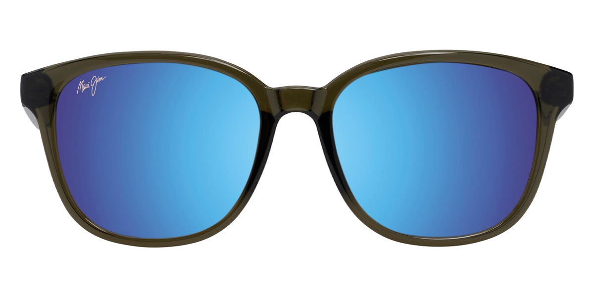 Maui Jim KU'IKAHI ASIAN FIT MM647-031 55 - Shiny Transparent Green #id:mjimm647031_s:160100