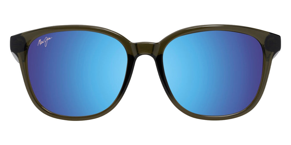 Maui Jim KU'IKAHI ASIAN FIT MM647-031 55 - Shiny Transparent Green #id:mjimm647031_s:160100