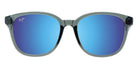 Maui Jim KU'IKAHI ASIAN FIT MM647-032 55 - Shiny Transparent Dark Gray #id:mjimm647032_s:140100