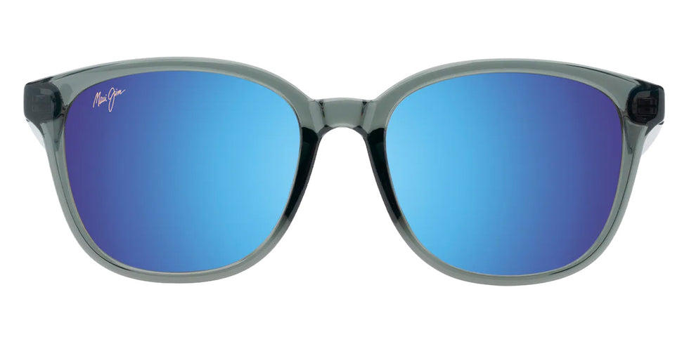 Maui Jim KU'IKAHI ASIAN FIT MM647-032 55 - Shiny Transparent Dark Gray #id:mjimm647032_s:140100