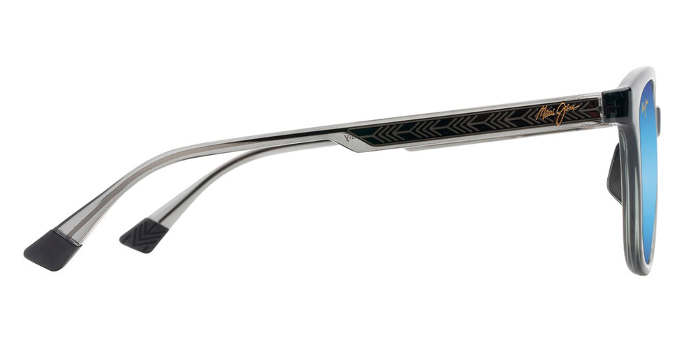 Maui Jim KU'IKAHI ASIAN FIT MM647-032 55 - Shiny Transparent Dark Gray #id:mjimm647032_s:140110