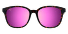 Maui Jim KU'IKAHI ASIAN FIT MM647-034 55 - Shiny Dark Havana with Transparent Yellow #id:mjimm647034_s:134100