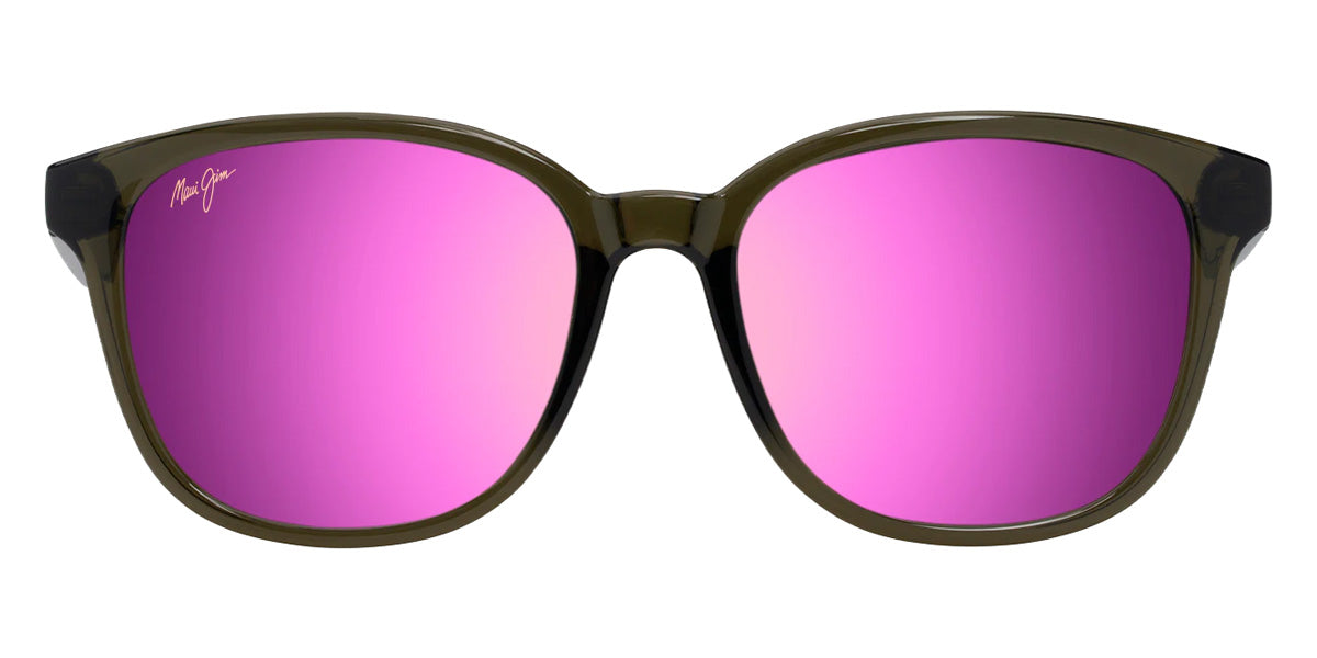Maui Jim KU'IKAHI ASIAN FIT MM647-035 55 - Shiny Transparent Green #id:mjimm647035_s:174100