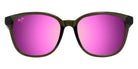 Maui Jim KU'IKAHI ASIAN FIT MM647-035 55 - Shiny Transparent Green #id:mjimm647035_s:174100