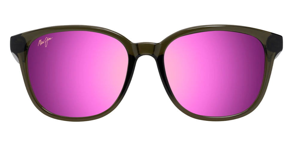Maui Jim KU'IKAHI ASIAN FIT MM647-035 55 - Shiny Transparent Green #id:mjimm647035_s:174100