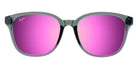 Maui Jim KU'IKAHI ASIAN FIT MM647-036 55 - Shiny Transparent Dark Gray #id:mjimm647036_s:154100