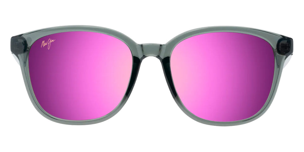 Maui Jim KU'IKAHI ASIAN FIT MM647-036 55 - Shiny Transparent Dark Gray #id:mjimm647036_s:154100