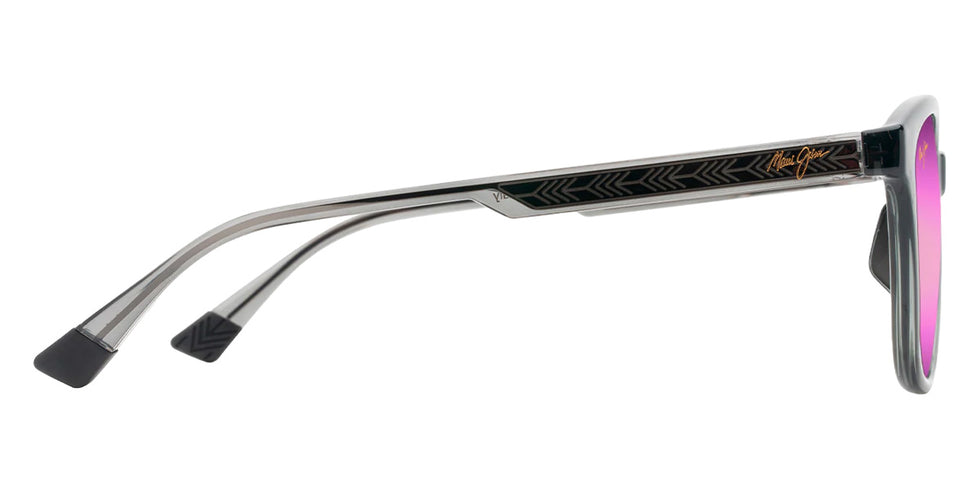 Maui Jim KU'IKAHI ASIAN FIT MM647-036 55 - Shiny Transparent Dark Gray #id:mjimm647036_s:154110