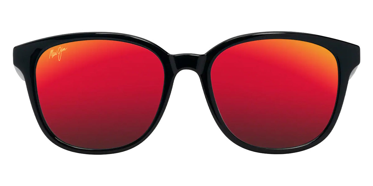Maui Jim KU'IKAHI ASIAN FIT MM647-037 55 - Shiny Black with Transparent Light Gray #id:mjimm647037_s:116100