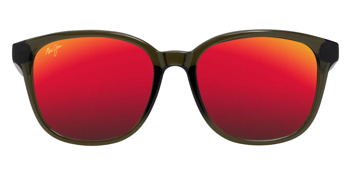 Maui Jim KU'IKAHI ASIAN FIT MM647-039 55 - Shiny Transparent Green #id:mjimm647039_s:176100