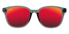Maui Jim KU'IKAHI ASIAN FIT MM647-040 55 - Shiny Transparent Dark Gray #id:mjimm647040_s:156100