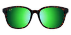 Maui Jim KU'IKAHI ASIAN FIT MM647-042 55 - Shiny Dark Havana with Transparent Yellow #id:mjimm647042_s:124100