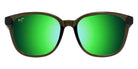 Maui Jim KU'IKAHI ASIAN FIT MM647-043 55 - Shiny Transparent Green #id:mjimm647043_s:164100