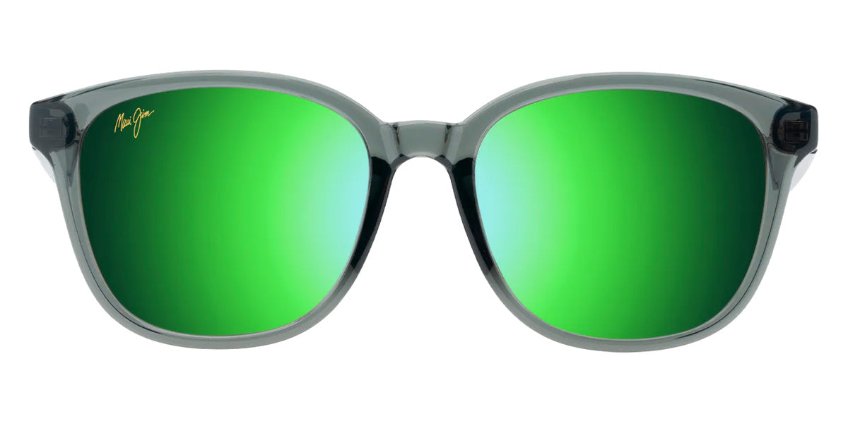 Maui Jim KU'IKAHI ASIAN FIT MM647-044 55 - Shiny Transparent Dark Gray #id:mjimm647044_s:144100