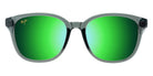 Maui Jim KU'IKAHI ASIAN FIT MM647-044 55 - Shiny Transparent Dark Gray #id:mjimm647044_s:144100