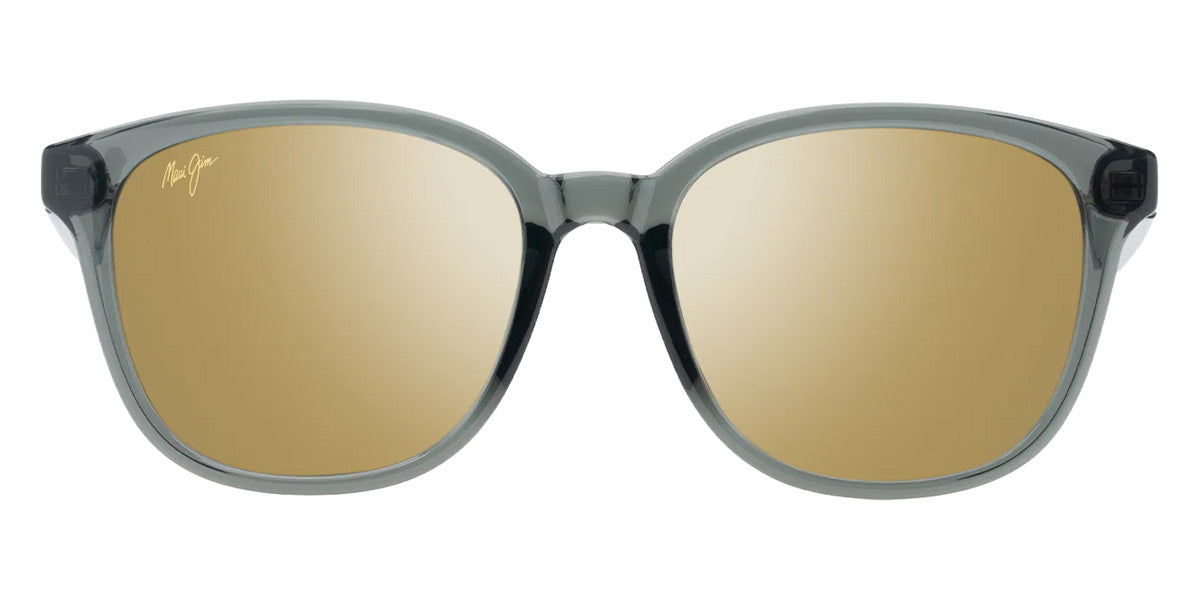 Maui Jim KU'IKAHI ASIAN FIT MM647-046 55 - Shiny Transparent Dark Gray #id:mjimm647046_s:142100