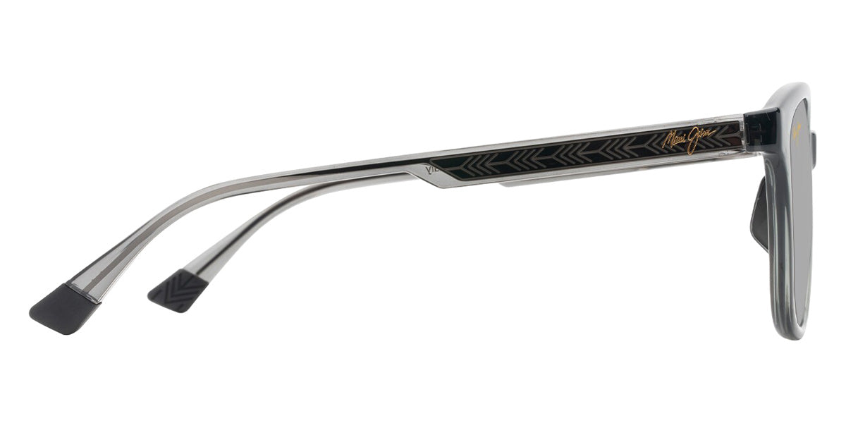 Maui Jim KU'IKAHI ASIAN FIT MM647-050 55 - Shiny Transparent Dark Gray #id:mjimm647050_s:158110