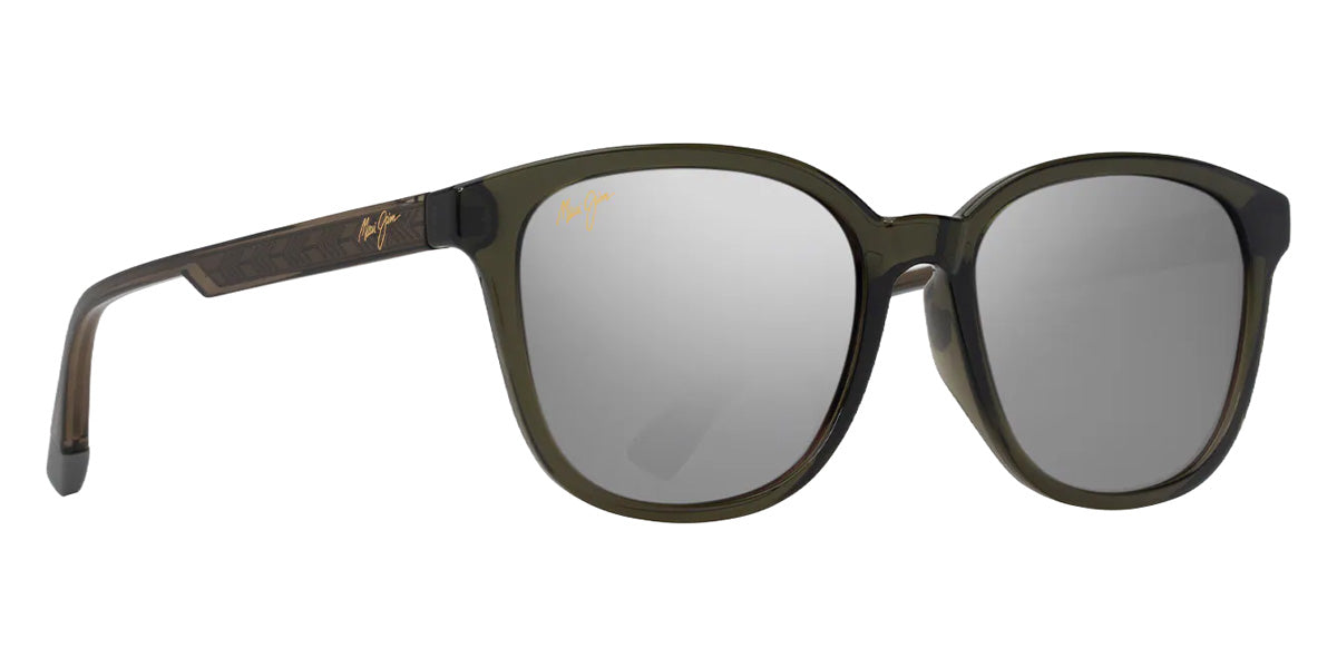 Maui Jim KU'IKAHI ASIAN FIT MM647-052 55 - Shiny Transparent Green #id:mjimm647052_s:178105
