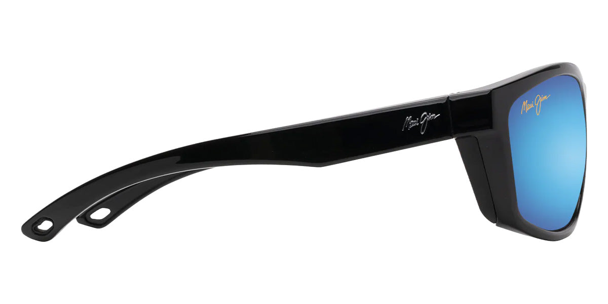 Maui Jim NUU LANDING MM869-005 62 - Black Gloss with Black Rubber #id:mjimm869005_s:100110