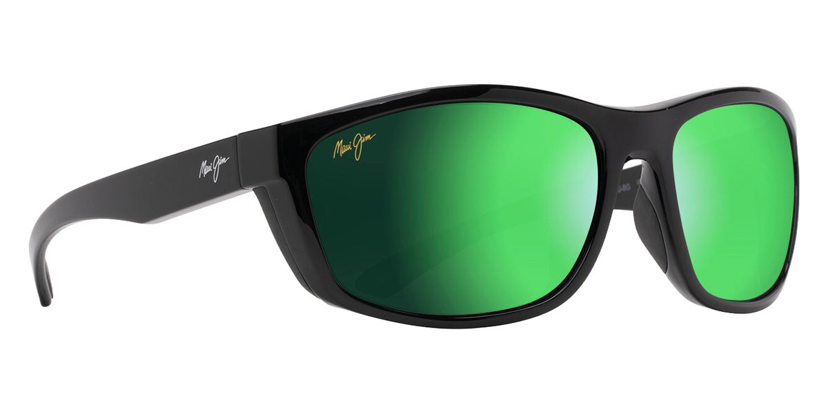 Maui Jim NUU LANDING MM869-009 62 - Black Gloss with Black Rubber #id:mjimm869009_s:104105