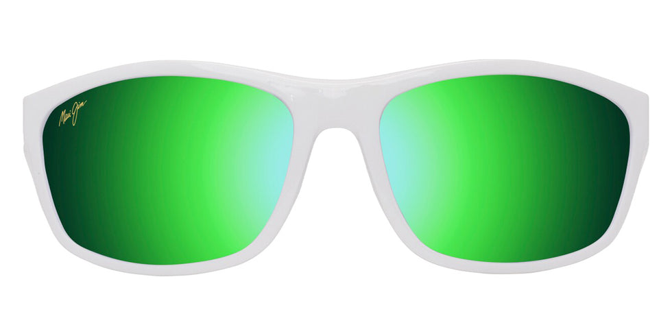 Maui Jim NUU LANDING MM869-011 62 - White with Navy Rubber #id:mjimm869011_s:124100
