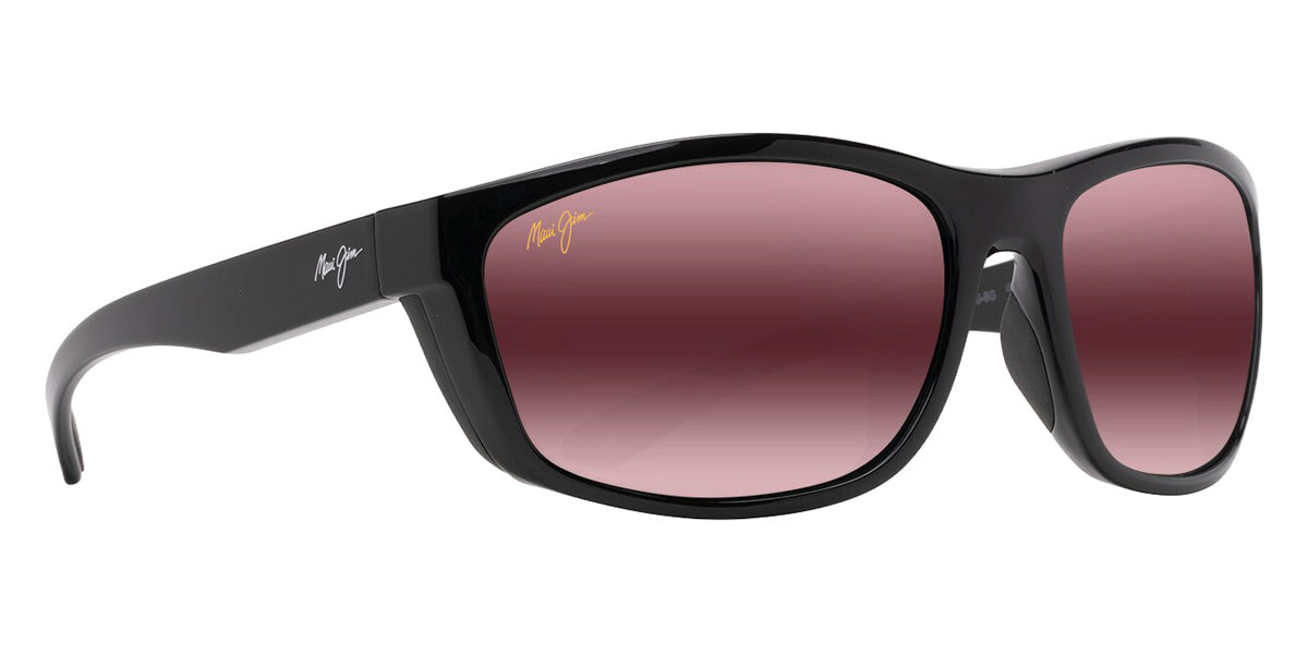 Maui Jim NUU LANDING MM869-025 62 - Black Gloss with Black Rubber #id:mjimm869025_s:112105