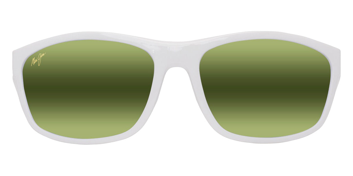 Maui Jim NUU LANDING MM869-031 62 - White with Navy Rubber #id:mjimm869031_s:130100