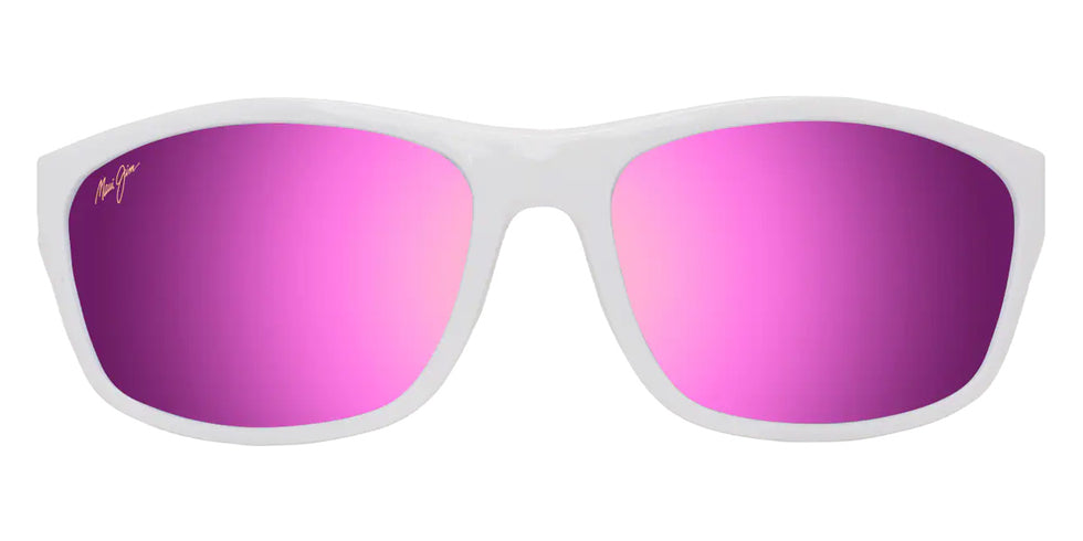 Maui Jim NUU LANDING MM869-039 62 - White with Navy Rubber #id:mjimm869039_s:134100