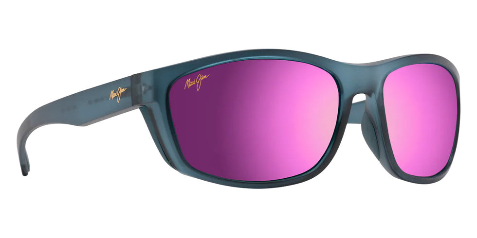 Maui Jim NUU LANDING MM869-040 62 - Matte Teal with Aquamarine Rubber #id:mjimm869040_s:154105