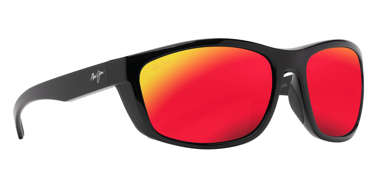 Maui Jim NUU LANDING MM869-041 62 - Black Gloss with Black Rubber #id:mjimm869041_s:116105