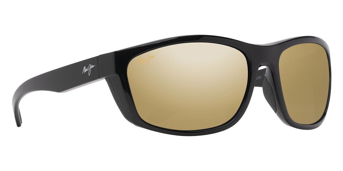Maui Jim NUU LANDING MM869-049 62 - Black Gloss with Black Rubber #id:mjimm869049_s:102105