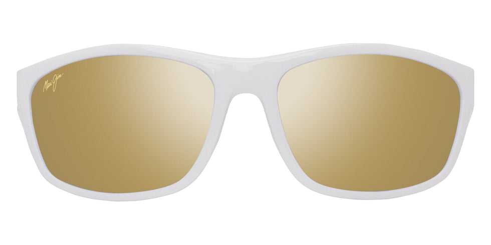 Maui Jim NUU LANDING MM869-051 62 - White with Navy Rubber #id:mjimm869051_s:122100