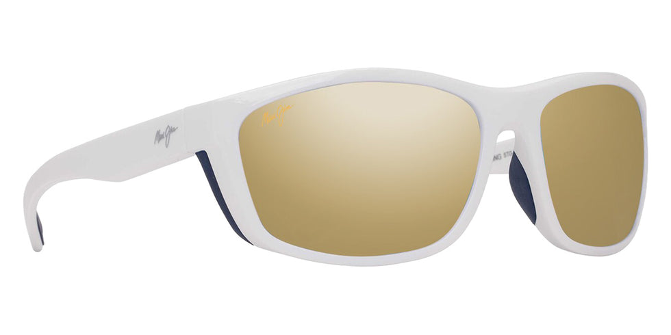 Maui Jim NUU LANDING MM869-051 62 - White with Navy Rubber #id:mjimm869051_s:122105