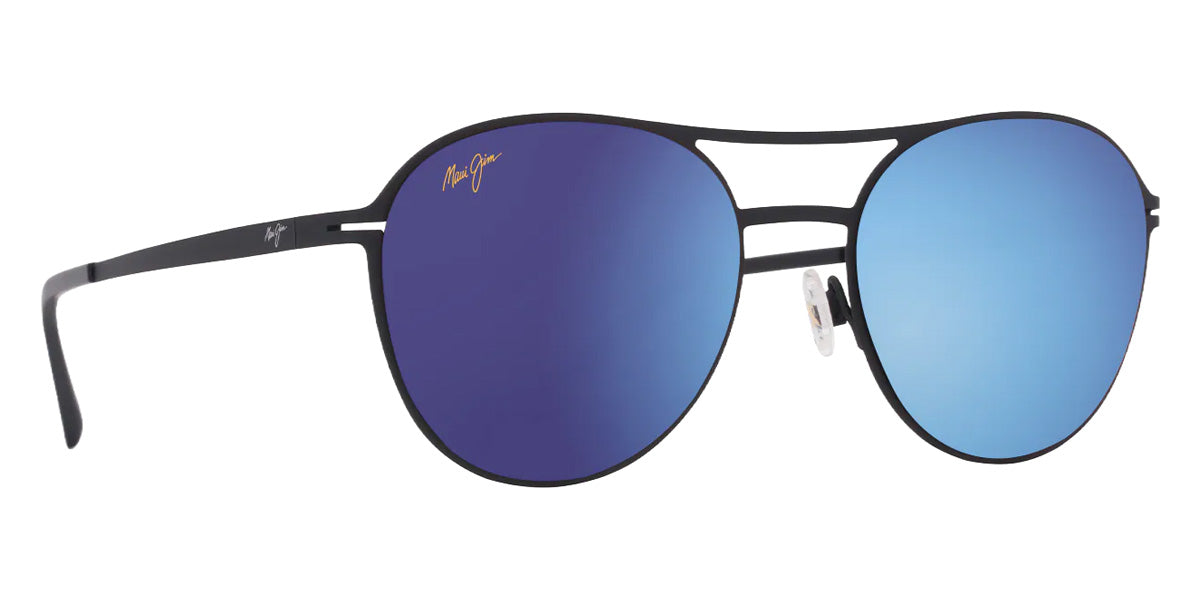 Maui Jim HALF MOON MM890-006 53 - Matte Black #id:mjimm890006_s:124105