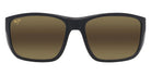 Maui Jim AMBERJACK MM896-007 60 - Matte Black with Black Rubber #id:mjimm896007_s:108100