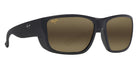 Maui Jim AMBERJACK MM896-007 60 - Matte Black with Black Rubber #id:mjimm896007_s:108105