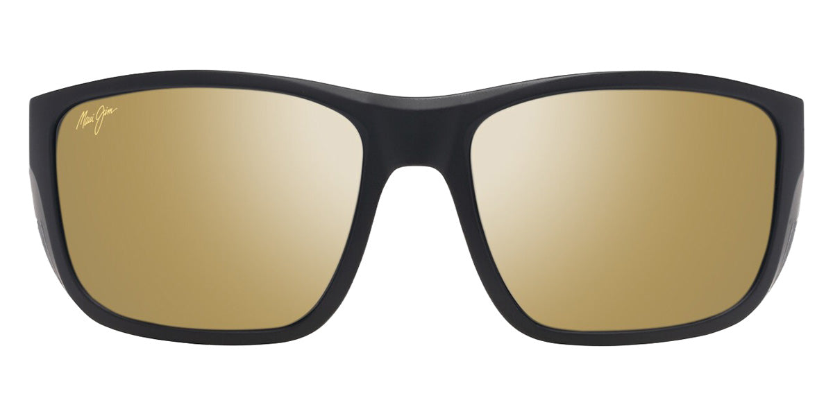 Maui Jim AMBERJACK MM896-034 60 - Matte Black with Black Rubber #id:mjimm896034_s:102100