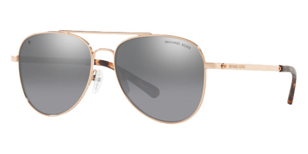 MICHAEL KORS MK1045 San Diego 110882 56 - Rose Gold / Gray Mirrored Gradient Silver Polarized #id:mk1045110882_s:100100