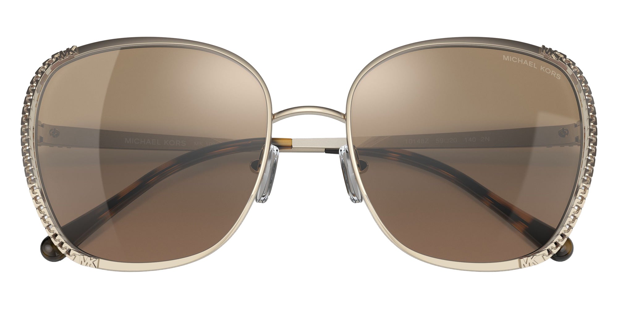 MICHAEL KORS MK1090 Amsterdam 10148Z 59 - Light Gold / Silver Khaki Flash Mirrored #id:mk109010148z_s:100120