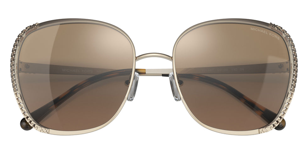 MICHAEL KORS MK1090 Amsterdam 10148Z 59 - Light Gold / Silver Khaki Flash Mirrored #id:mk109010148z_s:100120
