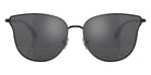 MICHAEL KORS MK1120 Salt Lake City 10056G 62 - Shiny Black / Gunmetal Mirrored + Laser Logo Jacquard #id:mk112010056g_s:100100